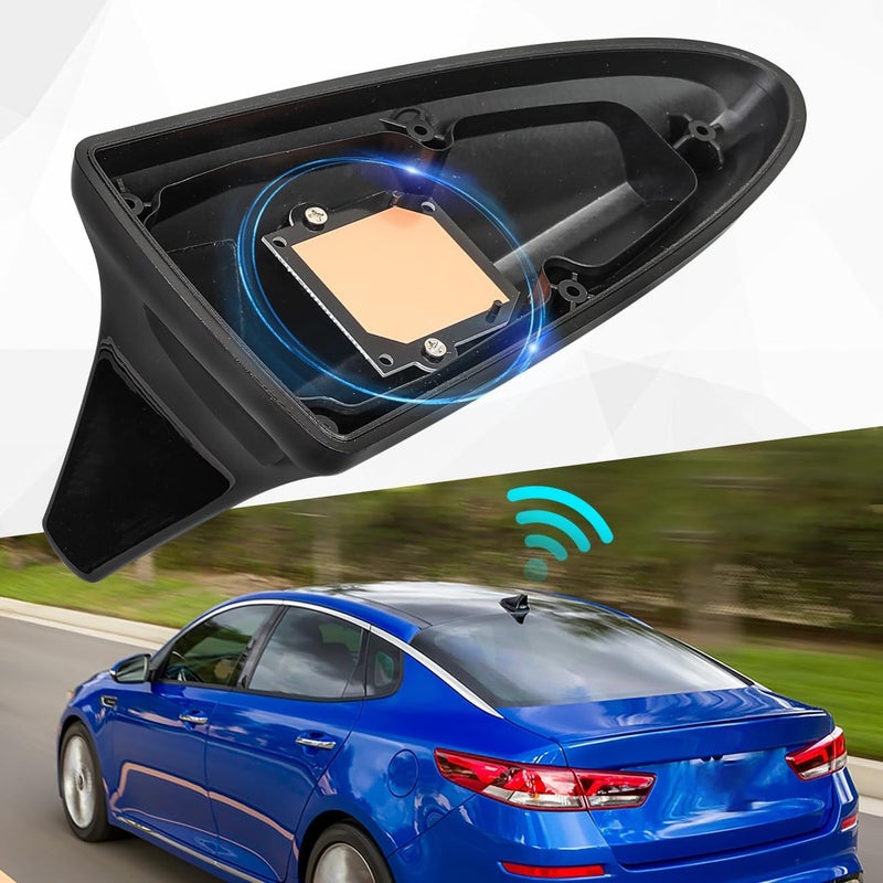 DSISIMO Auto Car Shark Fin Antenna Cover Cap Decorative Roof Aerial Base Replacement Compatible with for 2014-2020 Kia Optima Sonata Elantra Sedan Accessories Replacement for 96219 D5000EBQK - Image 5